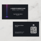 Lasergravur zum Schneiden von Visitenkarten Visitenkarte (Vorne/Hinten)