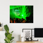 Laserlicht-Außenposter Poster (Heimbüro)