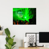 Laserlicht-Außenposter Poster (Heimbüro)