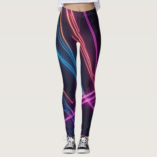 Laserlichter Leggings (Vorderseite)