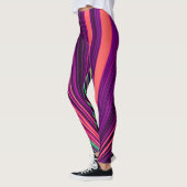 Laserlichter Leggings rosa und Lila (Links)