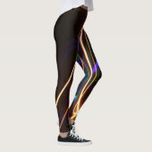 Laserlichtlinien Grafik Leggings (Rechts)