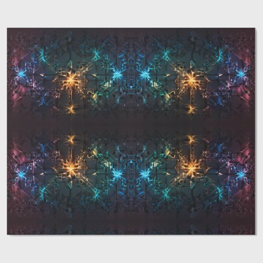 Laserlichtshow Geschenkpapier (Flach)