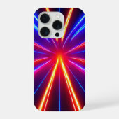 Laserlichtstrahlen iPhone Hülle (Rückseite)