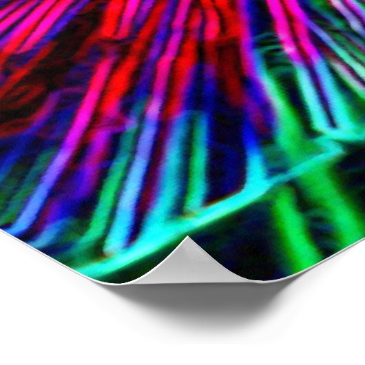 Lasers auf DJ Poster (Ecke)