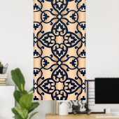 Laserschneidplatte Poster (Heimbüro)