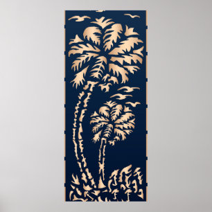 Laserschneidplatte Poster