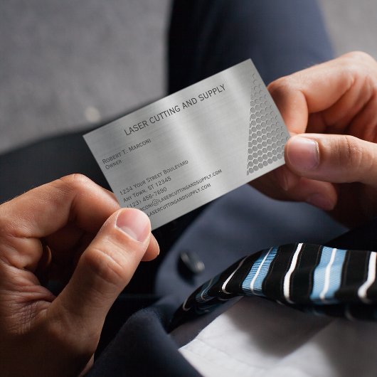 Laserschneidungs- und Zulieferunternehmen Visitenkarte