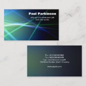 Laserstrom-Technologie-Visitenkarte Visitenkarte (Vorne/Hinten)