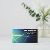 Laserstrom-Technologie-Visitenkarte Visitenkarte (Stehend Vorderseite)