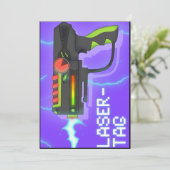 Lasertag Karte (Stehend Vorderseite)