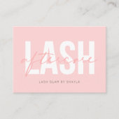 Lash Aftercare Instructions Extensions Care Cards Visitenkarte (Vorderseite)
