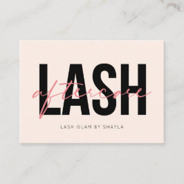 Lash Aftercare Instructions Extensions Care Cards Visitenkarte