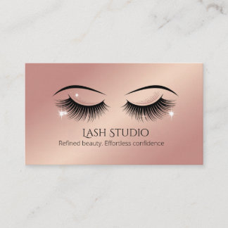 Lash Appointment Card Elegant Design Terminkarte