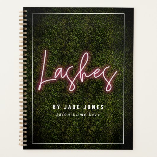 Lash Artist Neon Boxwood Kosmetologe Planer (Vorderseite)