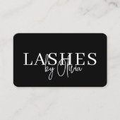 Lash Artist QR Code Booking Visitenkarte (Vorderseite)