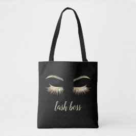 Lash Boss Gold Eyelash Extensions Schönheitssalon Tasche