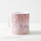 Lash Boss Long Lashes Rose Gold Drilling Gold Kaffeetasse (Vorderseite Links)