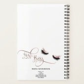 Lash Boss Makeup Eyebrow Eye Lash ERNENNUNGSBUCH Planer (Rückseite)