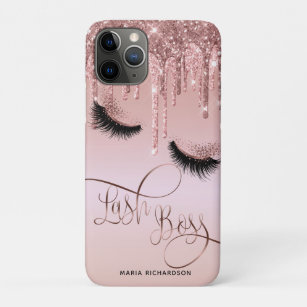 Lash Boss Makeup Eyebrow Eyes Lashes Gold Case-Mate iPhone Hülle