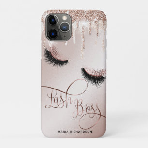 Lash Boss Makeup Eyebrow Eyes Lashes Gold Case-Mate iPhone Hülle