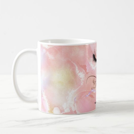 Lash Boss Makeup Eyebrow Eyes Lashes Gold Kaffeetasse (Links)