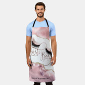 Lash Boss Makeup Eyebrow Eyes Lashes Rosa Schürze (Getragen)