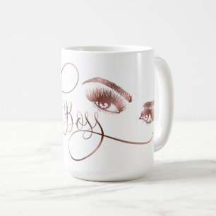 Lash Boss Makeup Eyebrow Eyes Lashes Rose Gold Kaffeetasse