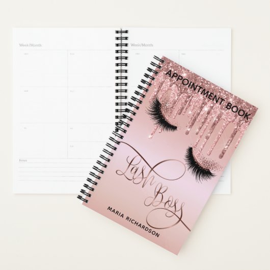 Lash Boss Makeup Eyebrow Eyes Terminbuch Planer (Anzeige)