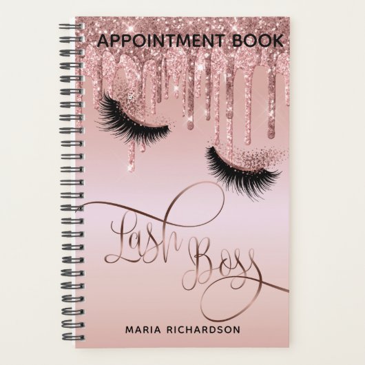 Lash Boss Makeup Eyebrow Eyes Terminbuch Planer (Vorderseite)