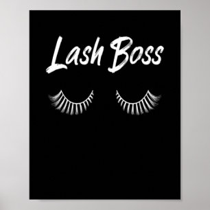 Lash Boss Makeup Wimpern Kosmetik Poster