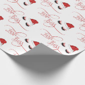 Lash Boss Santa Lashes Geschenkpapier (Ecke)