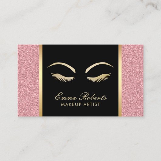 Lash & Brow Makeup Künstler Schönheitssalon Termin (Vorderseite)