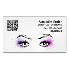 Lash Brow Tech Custom QR Business Card Magnetische Visitenkarte