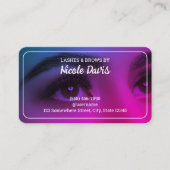 Lash Brows Tech Visitenkarte (Vorderseite)