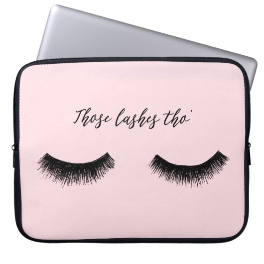 Lash-Chat - Diese Lashes Tha Laptopschutzhülle (Vorderseite)
