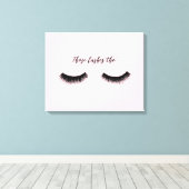 Lash-Chat - Diese Lashes Tha Leinwanddruck (Insitu (Holzboden))