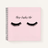 Lash-Chat - Diese Lashes Tha Notizblock (Vorderseite)