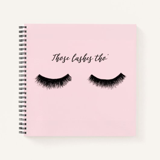 Lash-Chat - Diese Lashes Tha Notizblock (Vorderseite)