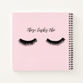 Lash-Chat - Diese Lashes Tha Notizblock (Rückseite)