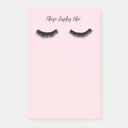 Lash-Chat - Diese Lashes Tha Post-it Klebezettel (Vorderseite)