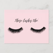 Lash-Chat - Diese Lashes Tha Postkarte (Vorderseite)