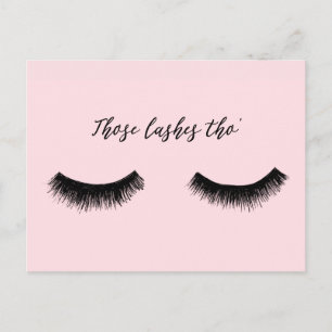 Lash-Chat - Diese Lashes Tha Postkarte