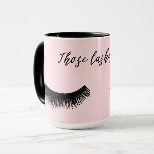 Lash-Chat - Diese Lashes Tha Tasse (Vorderseite Links)