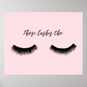 Lash Chat - Those Lashes Tho' Poster
