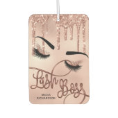 lash Chef Make-up Künstler mädchenhaften Glitzer R Autolufterfrischer (Vorderseite)