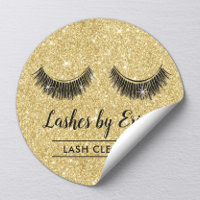 Lash Cleaner Eyelash Extensions Gold Glitzer