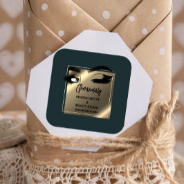 Lash Cleaner Makeuty Shop Danke Woodland Quadratischer Aufkleber