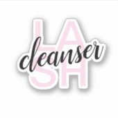 Lash Cleanser Aufkleber (Vorderseite)