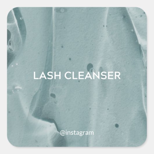 Lash Cleanser Stickers (Vorderseite)